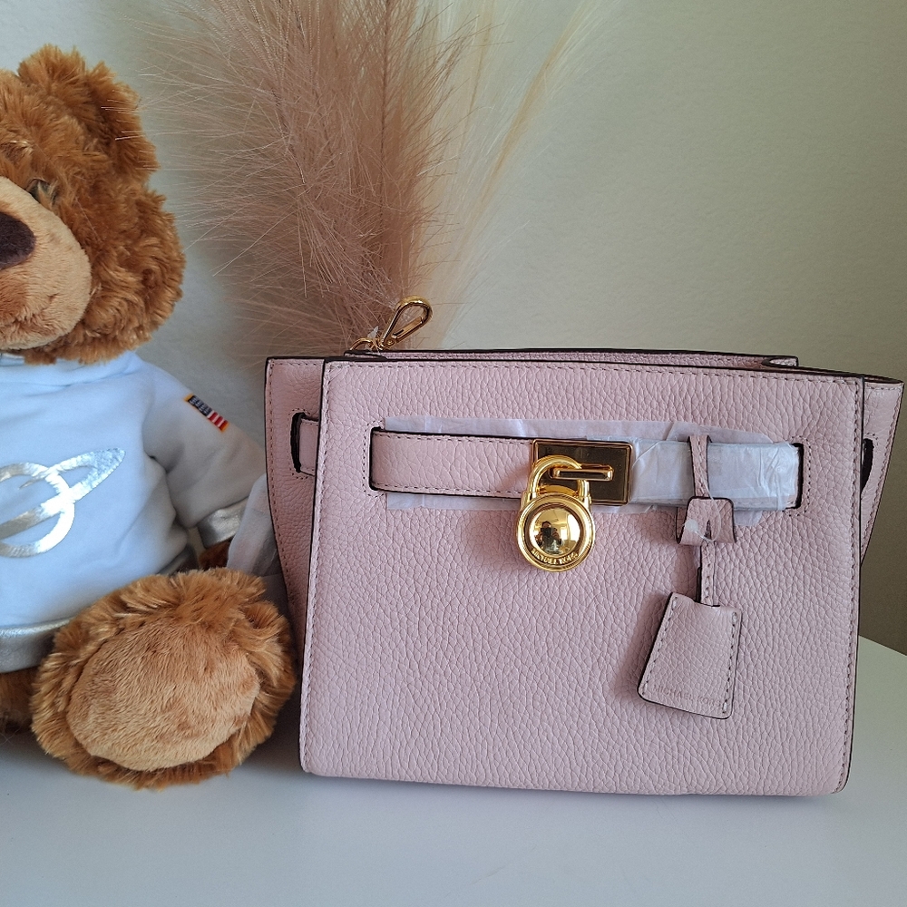 MICHAEL KORS Hamilton Traveler Leather Messenger Bag